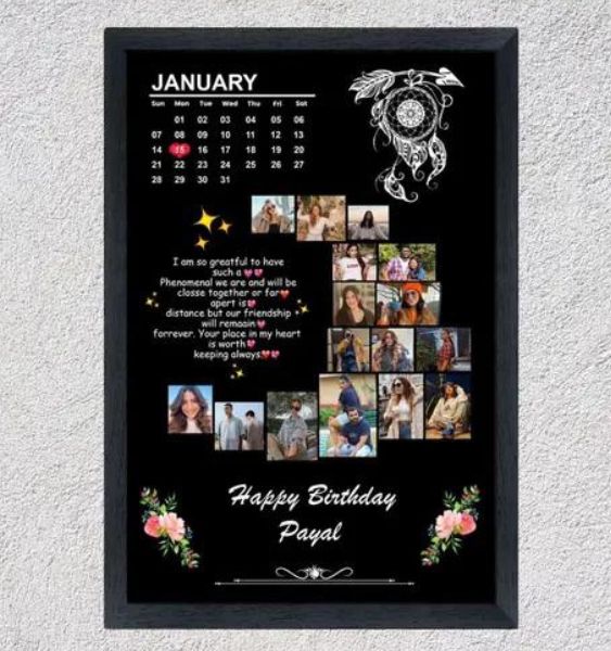 Custom Birthday Photo Frame